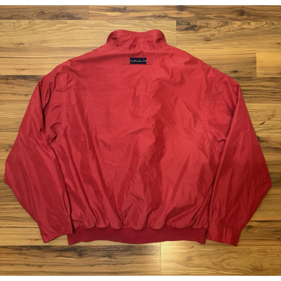 Vintage Eddie Bauer Red Bomber Jacket Men’s M 90s - Picture 2 of 12